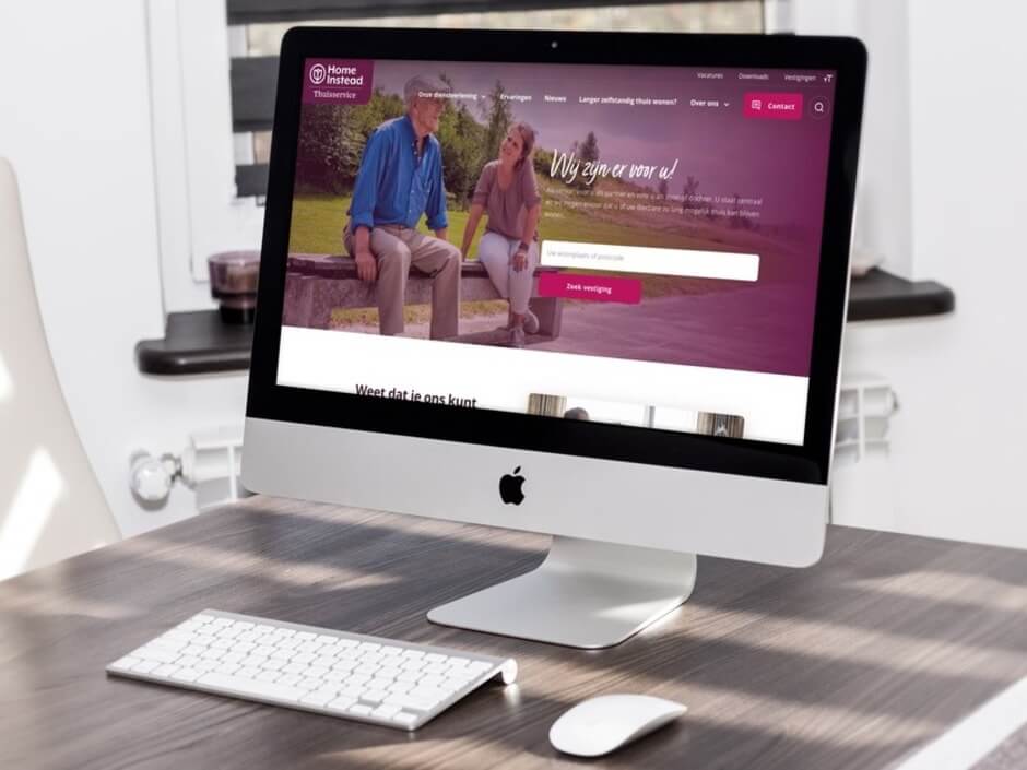 Home Instead Thuisservice: een nieuwe website voor jong en oud