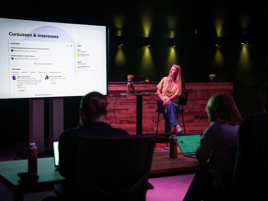 Kruisbestuiving bij de LinkedIn Insights training