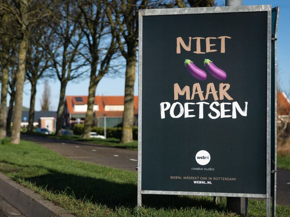 Niet pikken maar poetsen!