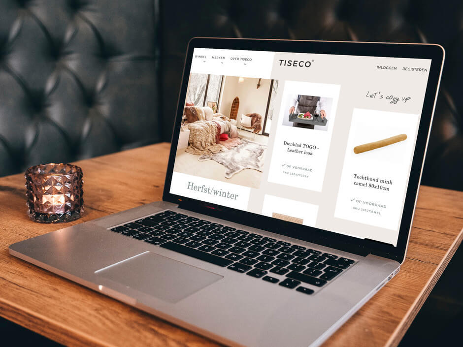 Nieuwe webshop voor Tiseco!