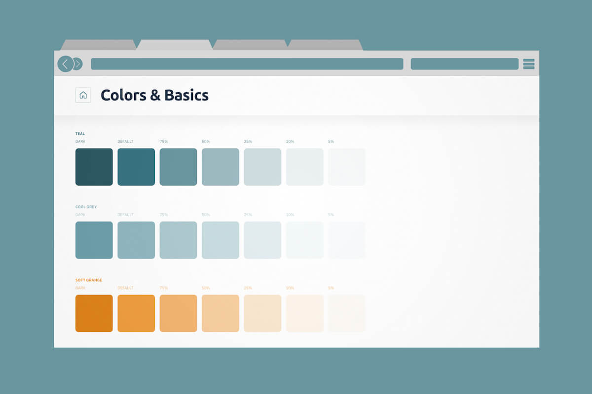 Design system colours & basics